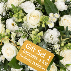 Gift Set 1B - Florist Choice Hand-Tied in Water