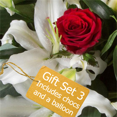 Gift Set 3F - Romantic Florist Choice Bouquet