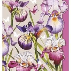 Iris greetings card - blank
