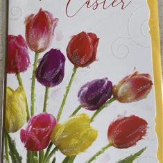 Easter tulip card