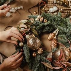 Workshop- Xmas Wreath Arrangement- 2pm-4pm