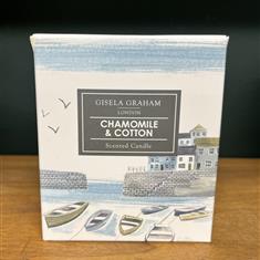 Chamomile and cotton scented candle-Gisela Graham